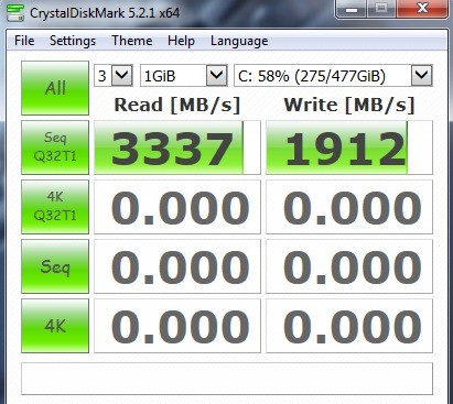 960 Pro NVMe Perfomance 