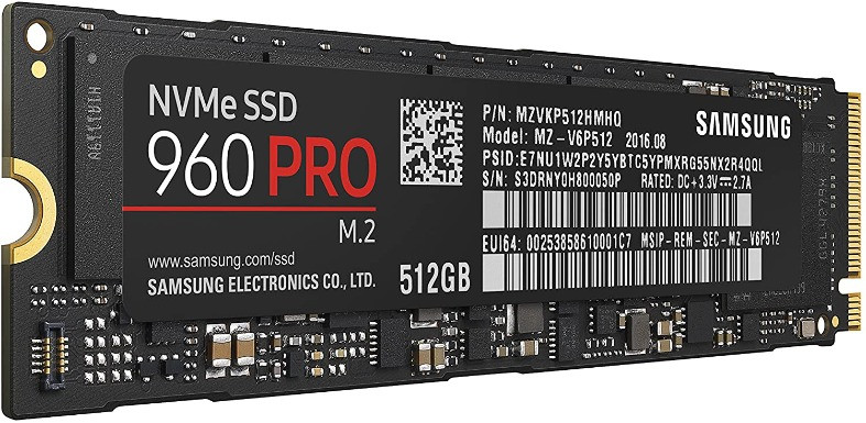 Samsung NVMe 960 PRO 2TB SSD